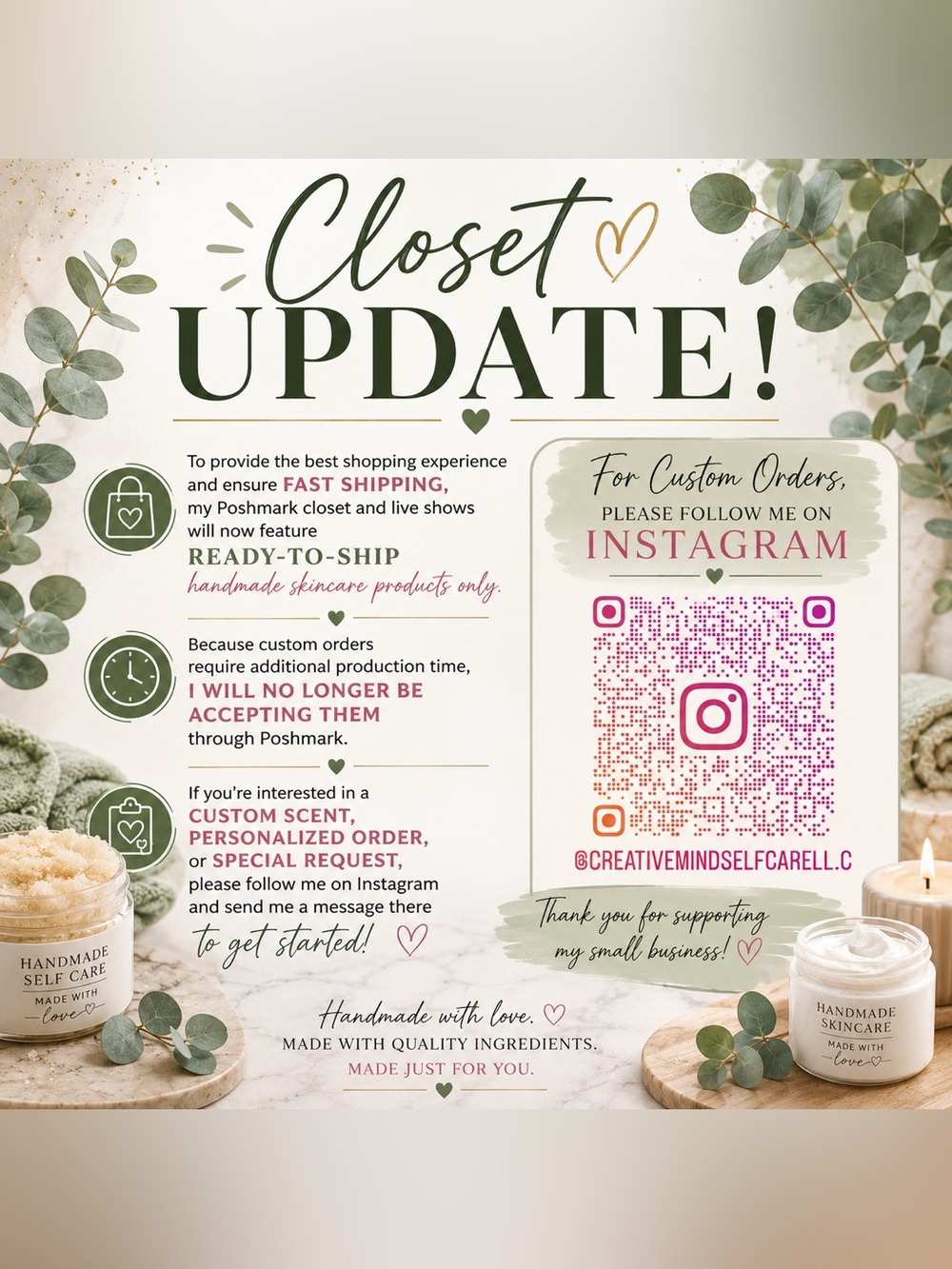 Closet update!!